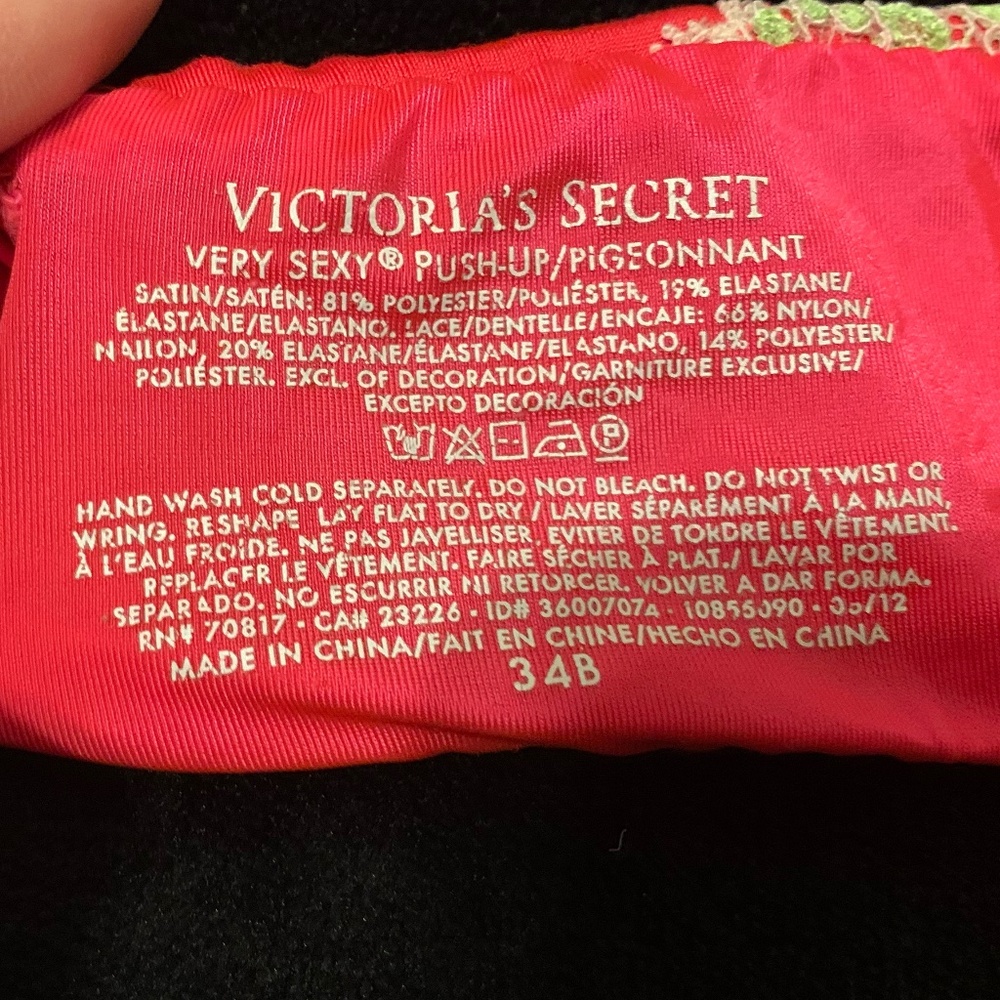 Victoria secret bra lace